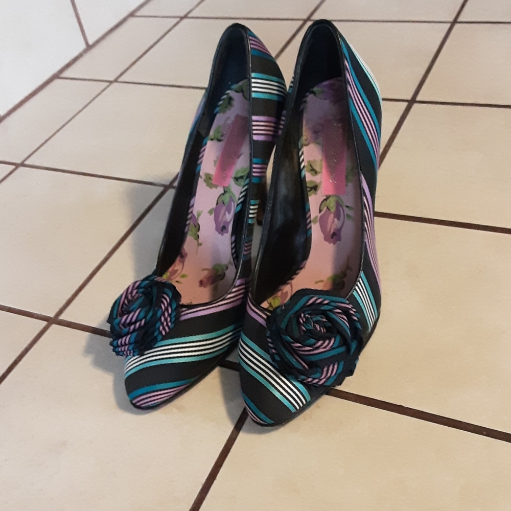 BETSEY JOHNSON MULTICOLOURED HEELS